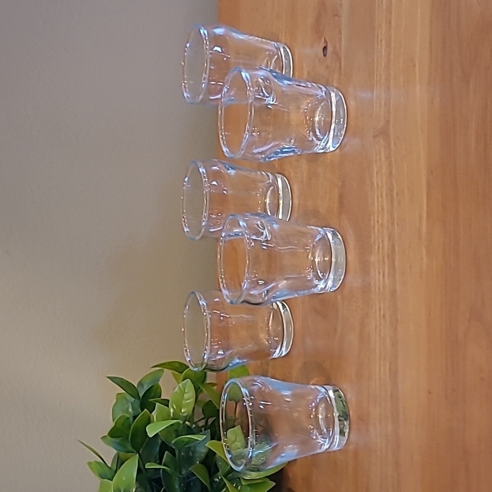 PERFECT ENTERTAINING BARWARE Clear Glass Shot Glasses, Set Of 6
